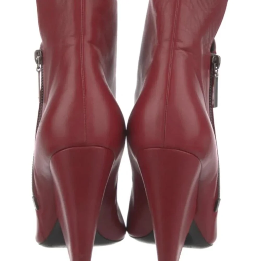 Saint Laurent Leather Bootie Women's Size: 10 | IT 40 - Picture 4 of 5